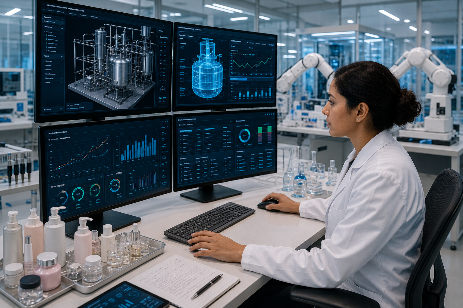 Digital Twin Laboratory Modeling & Innovation Analytics