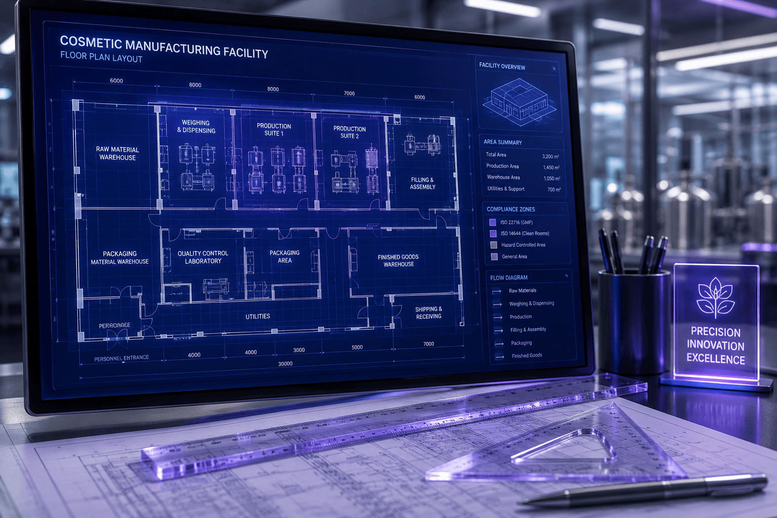 Factory Floorplan Layout