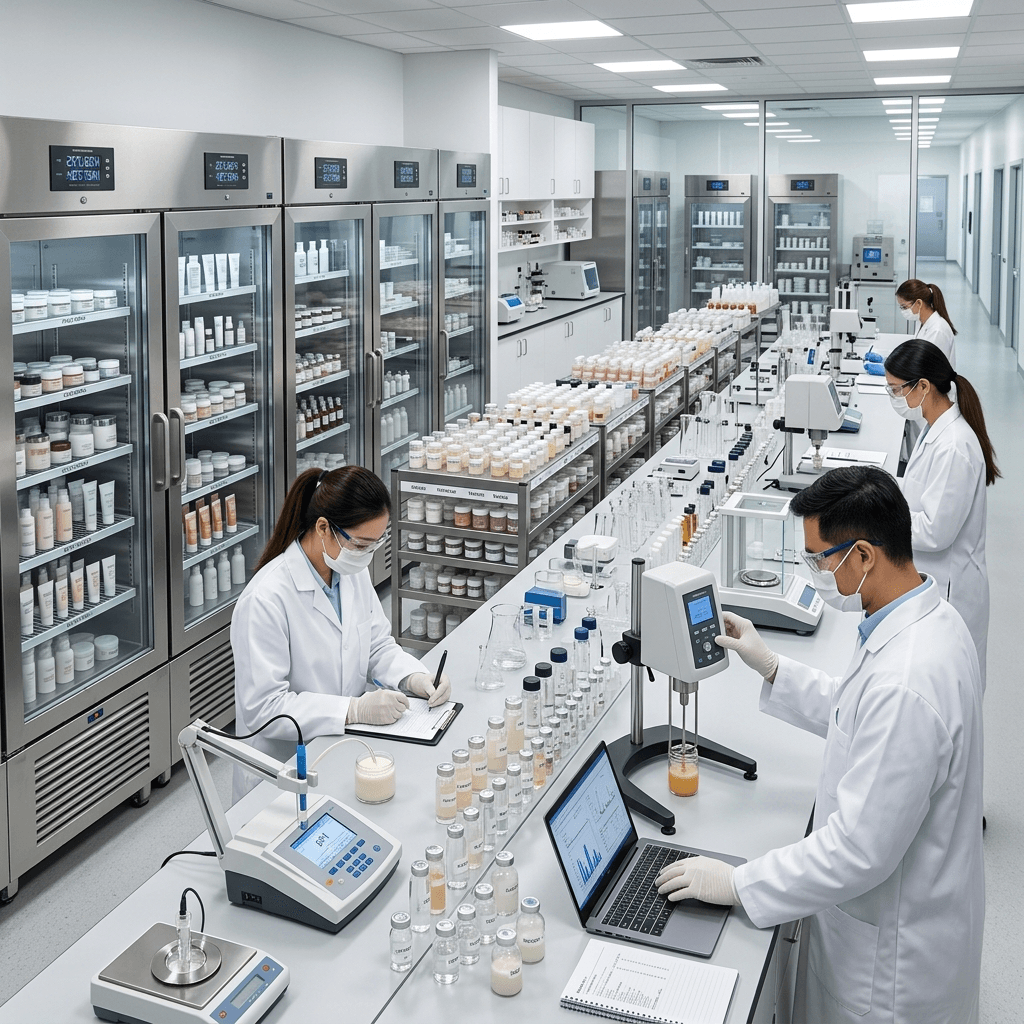 Cosmetic Stability Testing & Shelf Life Validation