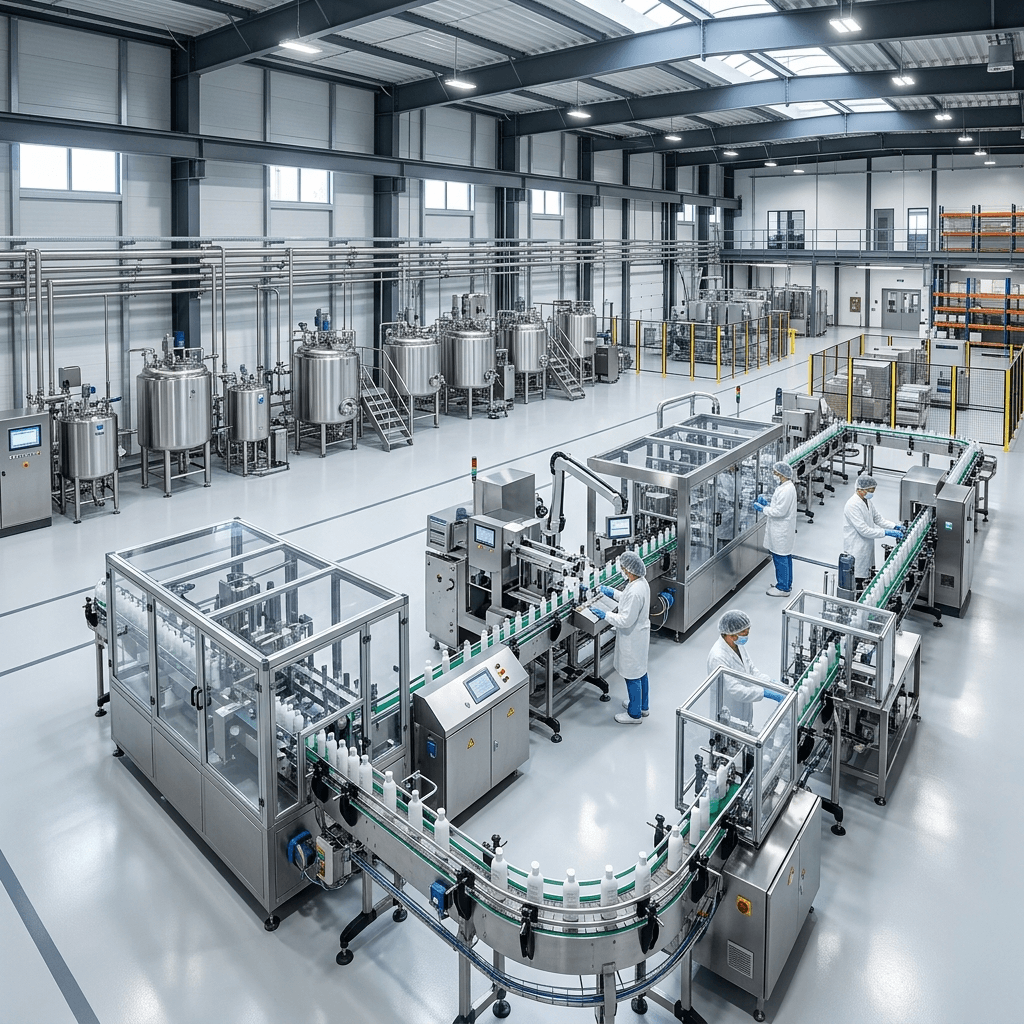 Turnkey Cosmetic Manufacturing Project Solutions